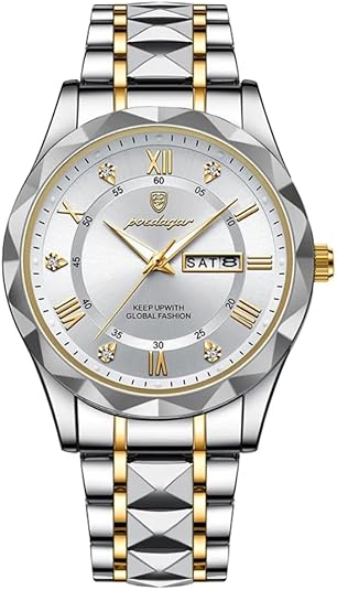 Montre à quartz de luxe pour homme, idéale pour le sport et les affaires.